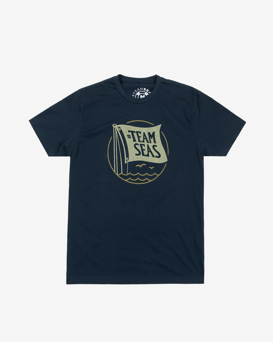 Flag Tee (Slate Blue)